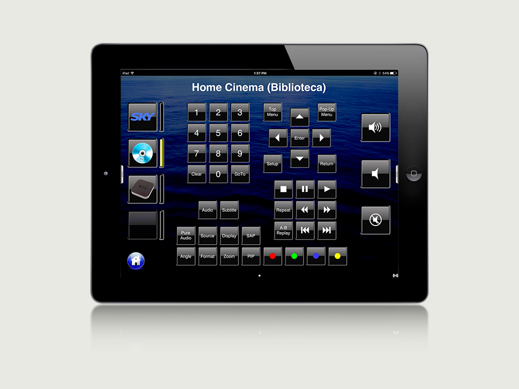 OnControls Esquema Hi-Fi 1L iPad