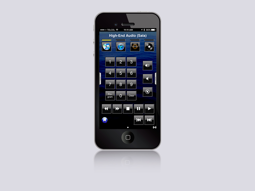 OnControls Esquema Hi-Fi 1P iPhone